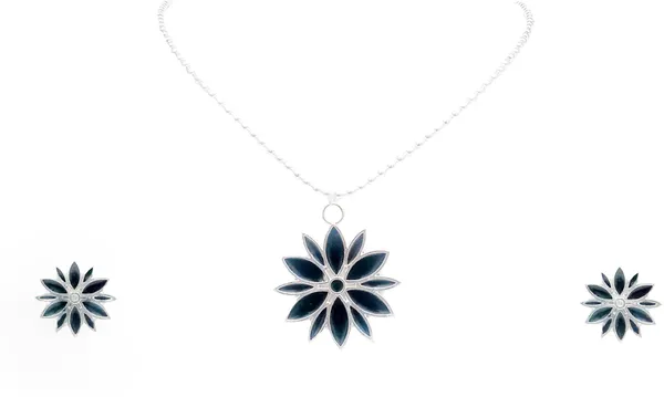 Assamese_Traditional_Silver_Plated_Black_Colour_Chain_Pendant_Chain_Set_For_Women